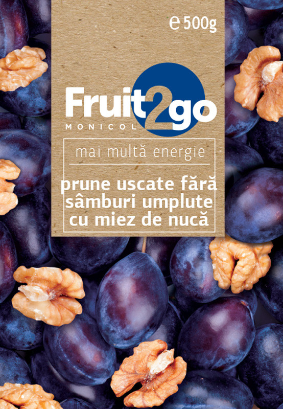 Prune umplute cu miez de nuca 500 gr. Fruit2go