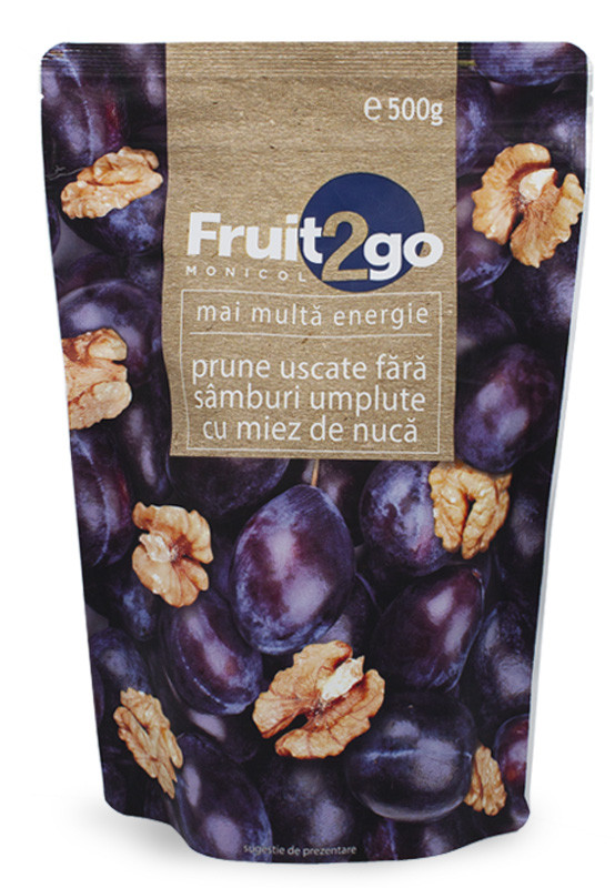 Prune umplute cu miez de nuca 500 gr. Fruit2go