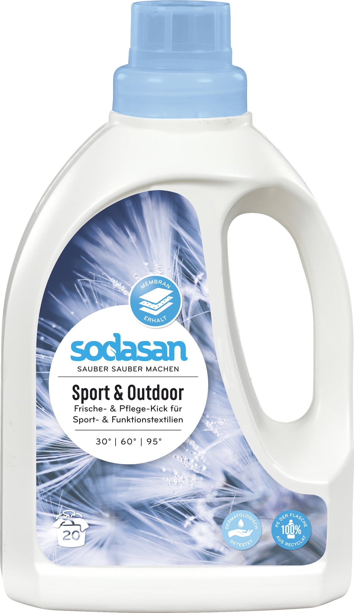 Detergent Bio Lichid Activ Sport Pentru Echipament Sportiv 750 Ml Sodasan