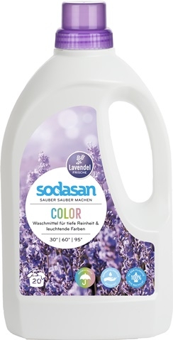 Detergent Bio Lichid Rufe Albe Si Color Lavanda Sodasan