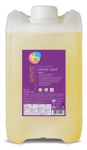 Detergent Ecologic Lichid Pt. Rufe Albe Si Colorate Lavanda 10l Sonett