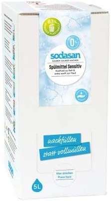 Detergent Vase Lichid Bio Sensitiv 5 L Sodasan