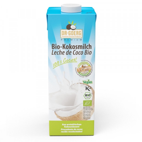 Lapte De Cocos Bio 100% Cocos Dr. Goerg, 1000 Ml