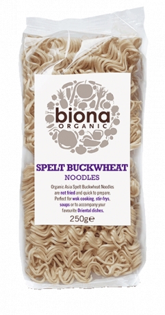 Noodles Asia Organici Din Hrisca Spelt 250 Gr Biona