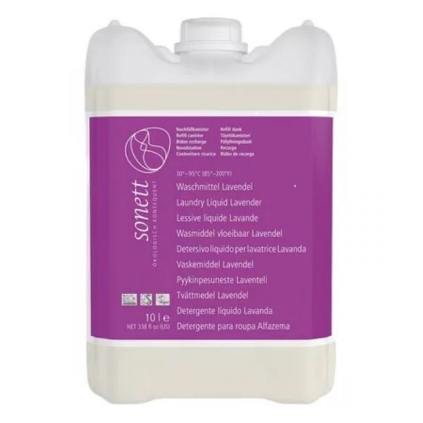 Detergent Ecologic Lichid Pt. Rufe Albe Si Colorate Lavanda 10L Sonett