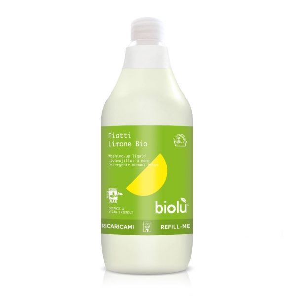 Detergent Ecologic Pentru Spalat Vase Cu Lamaie 1l Biolu