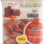 Caramele aroma caramel sarat, bio, 100g, Super Fudgio