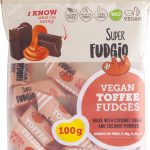 Caramele aroma toffee, bio, 100g, Super Fudgio