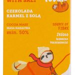 Ciocolata cu caramel sarat, bio, 50g, Super Fudgio