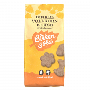 Biscuiti Din Faina Integrala De Grau Spelta, 125g, Birkengold