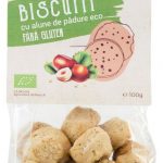 Biscuiti cu alune de padure bio, fara gluten, 100g Obio