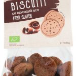 Biscuiti cu ciocolata bio, fara gluten, 100g Obio