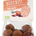 Biscuiti cu ciocolata si cocos bio, fara gluten, 100g Obio