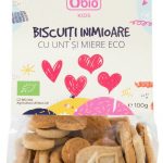 Biscuiti inimioare cu unt si miere bio 100g Obio