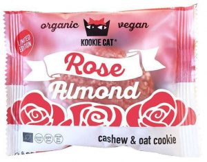 Cookie Cu Migdale Si Trandafir Fara Gluten, 50g, Eco, Kookie Cat