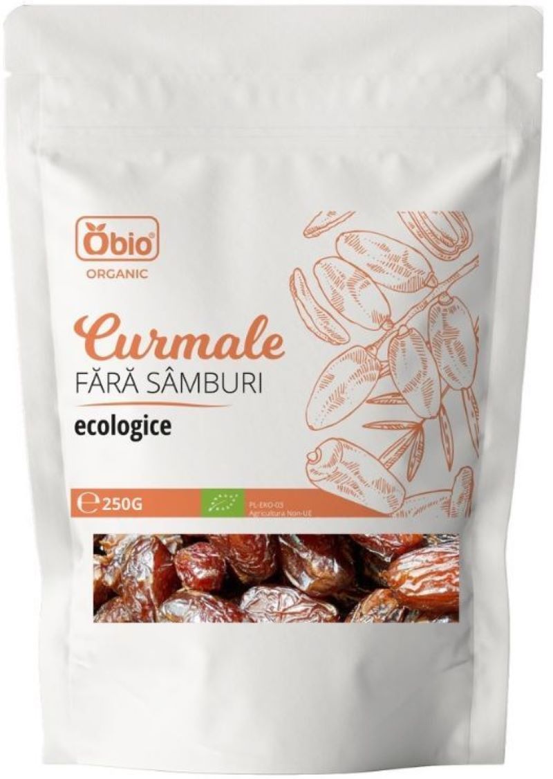 Curmale fara samburi bio 250g Obio