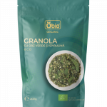 Granola cu orz verde si spirulina bio 200g Obio