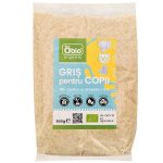 Gris pentru copii din spelta si einkorn eco, 500g OBIO