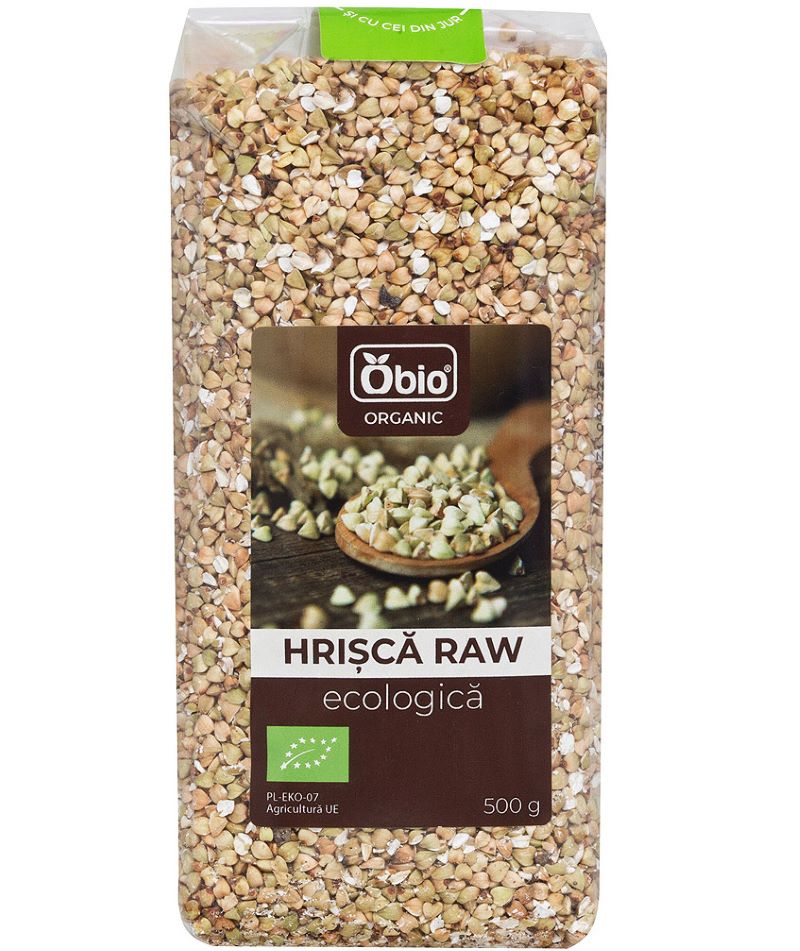 Hrisca raw bio 500g Obio