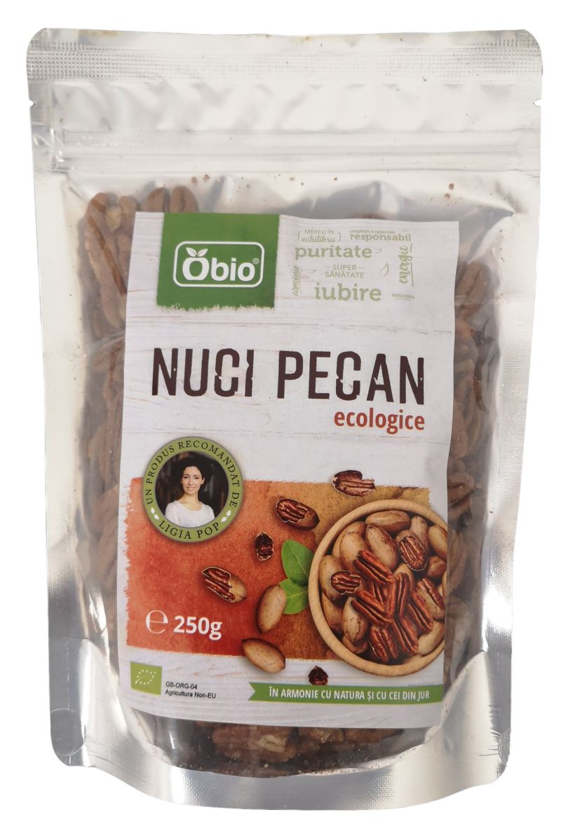 Nuci pecan raw eco 250g OBIO