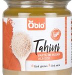 Tahini pasta din susan alb eco, fara gluten, fara sare, 250g Obio