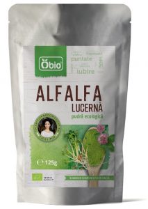 Alfalfa Pulbere Eco 125g Obio