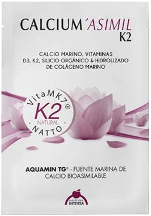 Calcium Asimil K2, 30 pliculete 100g Dieteticos Intersa - imagine 2